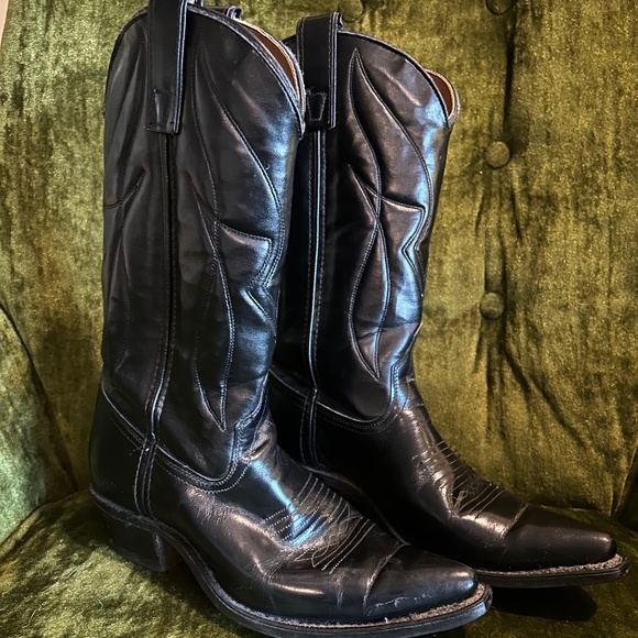 Black western boots - Picture 1 of 4
